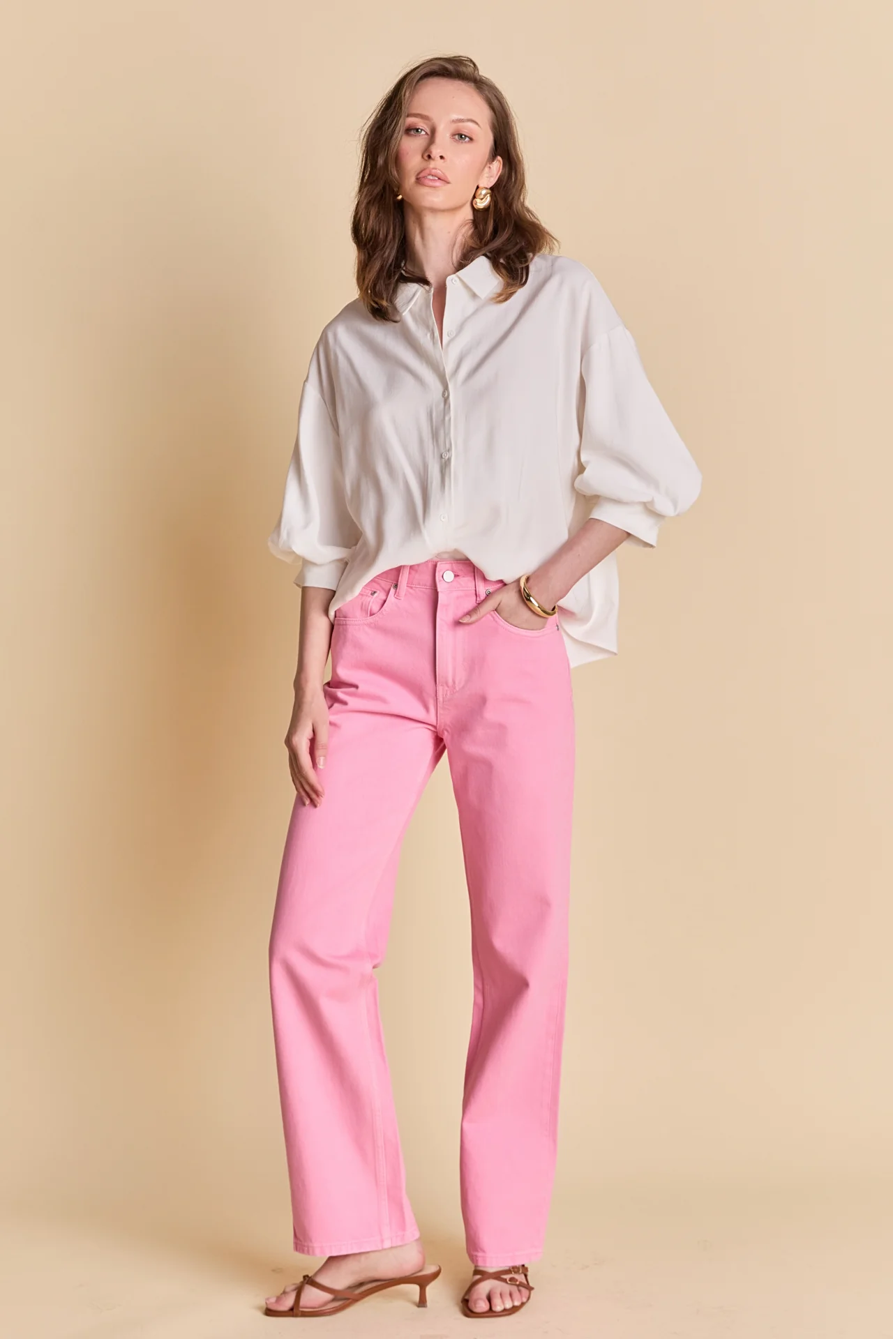 Balloon Sleeve Blouse - Image 40