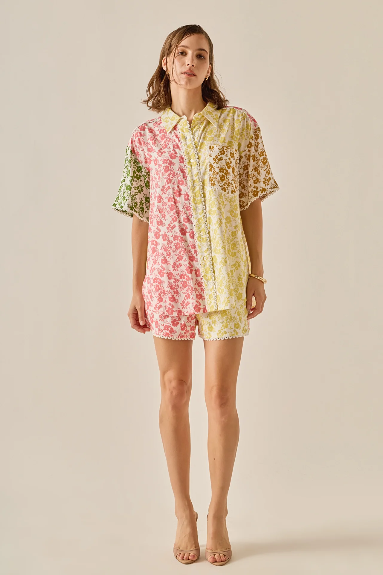 Maisie Colorblock Button-Up Shirt - Image 8