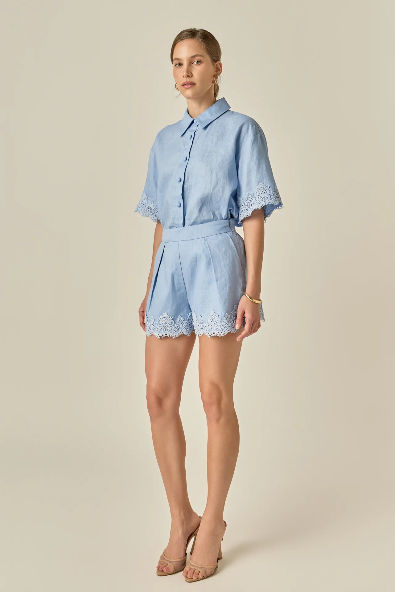 Linen Lace Shirt - Image 31