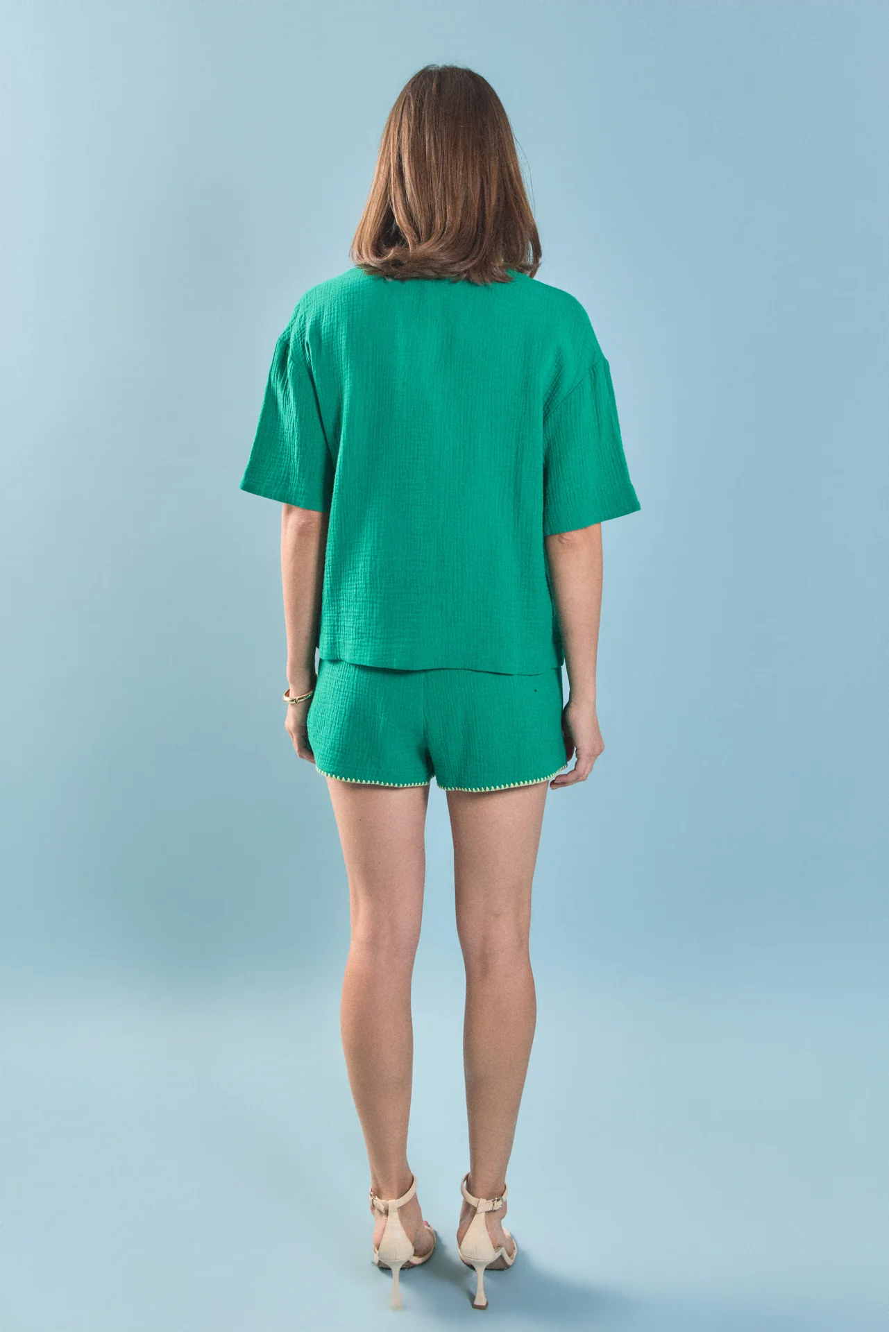 Colette Tropical Embroidered Shirt - Image 5